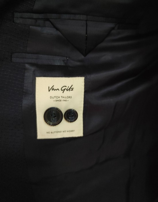 Мъжко стилно сако в тъмносин цвят Van Gils, Van Gils, Сака - Complex.bg