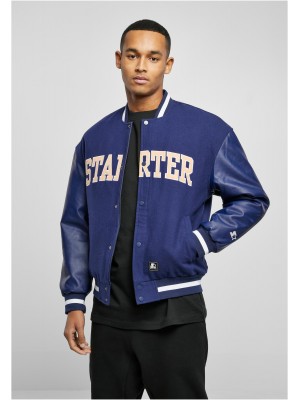 Мъжко колежанско яке Starter в тъмносин цвят