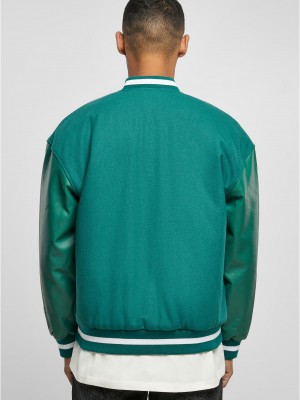 Мъжко колежанско яке в зелено Starter Team