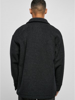 Мъжко пухено яке в черен цвят Starter Sherpa