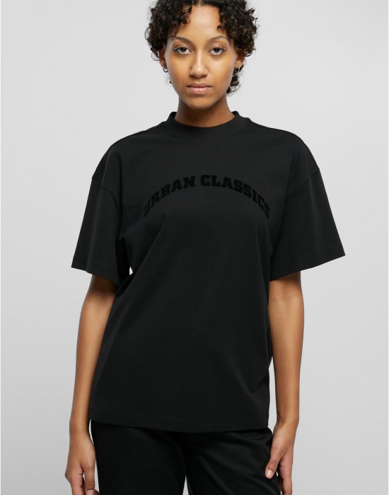 Дамска тениска в черен цвят Urban Classics Flock Тее, Urban Classics, Тениски - Complex.bg