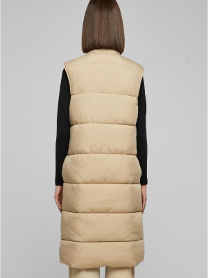 Дамска дълга грейка в бежов цвят Urban Classics