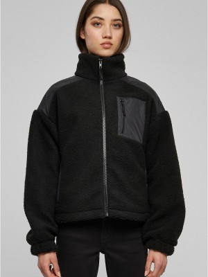 Дамско пухено яке Urban Classics Ladies Sherpa Mix Дамско пухено яке Urban Classics Ladies Sherpa Mix