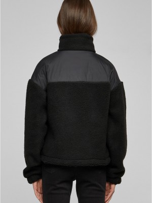 Дамско пухено яке Urban Classics Ladies Sherpa Mix Дамско пухено яке Urban Classics Ladies Sherpa Mix