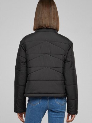 Дамско яке в черен цвят Urban Classics Ladies Arrow Puffer Дамско яке в черен цвят Urban Classics Ladies Arrow Puffer