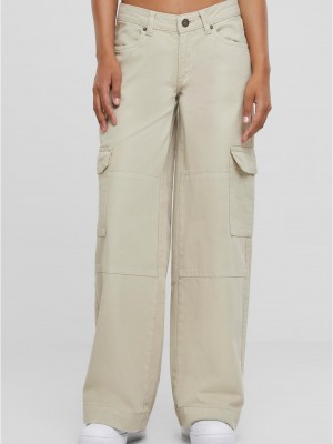 Дамски карго дънки в бежов цвят Urban Classics