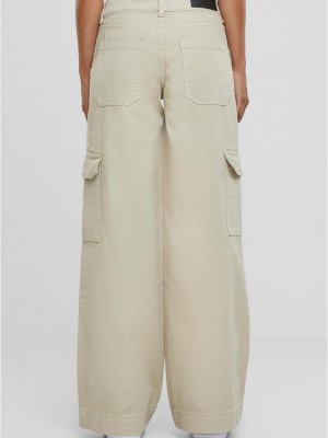 Дамски карго дънки в бежов цвят Urban Classics