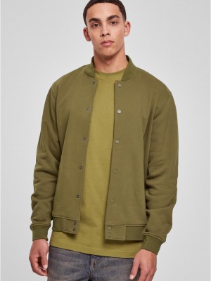 Мъжко колежанско яке в маслина Urban Classics Solid College 