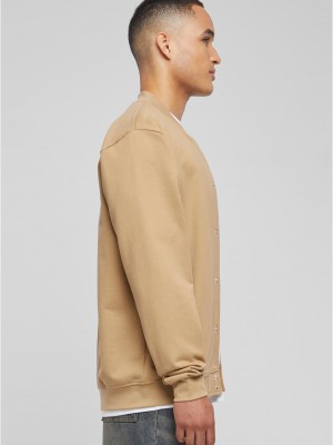 Мъжко колежанско яке в бежово Urban Classics Solid College 