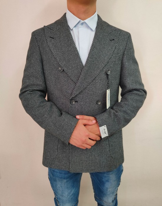 Мъжко елегантно сако в сив цвят Van Gils, Van Gils, Сака - Complex.bg