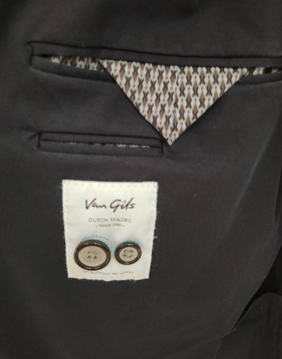 Стилно мъжко сако в тъмносин цвят Van Gils, Van Gils, Сака - Complex.bg