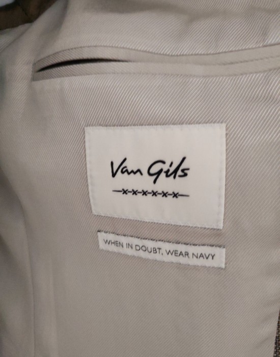 Мъжко сако в кафяв цвят Van Gils, Van Gils, Сака - Complex.bg