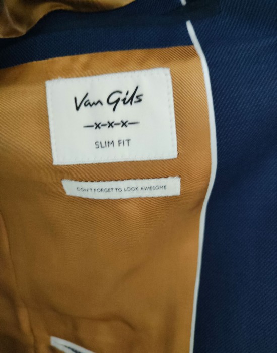 Мъжко сако в тъмносин цвят Van Gils, Van Gils, Сака - Complex.bg