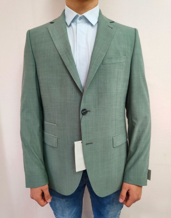 Елегантно мъжко сако в зелен цвят Benvenuto, Benvenuto, Сака - Complex.bg