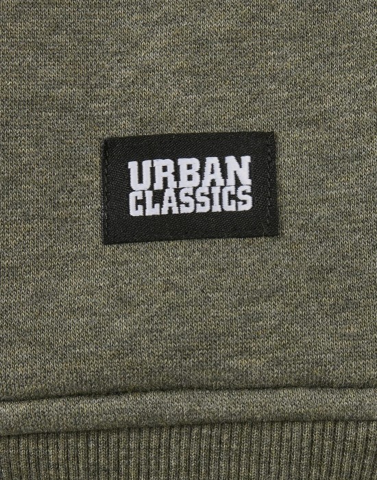 Мъжка блуза в тъмнозелен меланж Urban Classics, Urban Classics, Блузи - Complex.bg