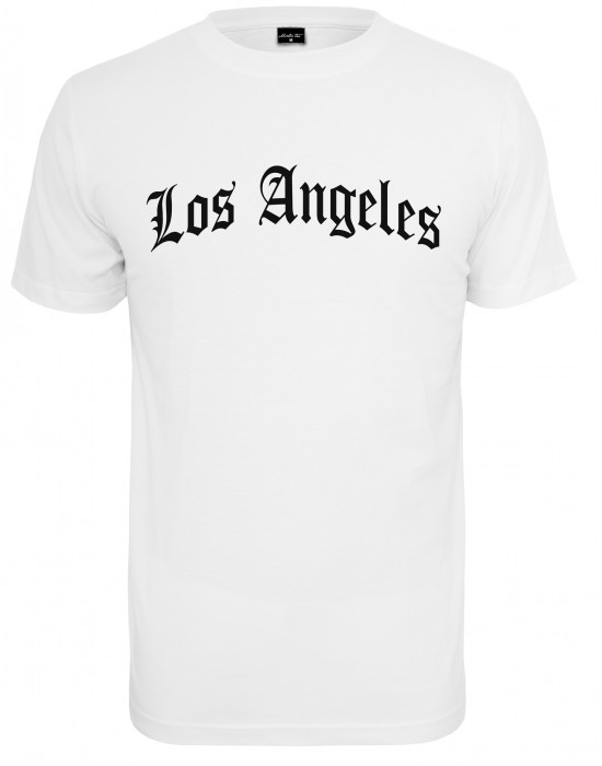 Мъжка тениска в бял цвят Mister Tee Los Angeles Wording Tee white, Mister Tee, Мъже - Complex.bg