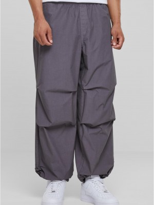 Мъжки широки панталони в сив цвят Urban Classics Parachute Pants