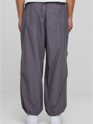 Мъжки широки панталони в сив цвят Urban Classics Parachute Pants