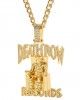Death Row Records медальон в цвят злато, -, Аксесоари - Complex.bg