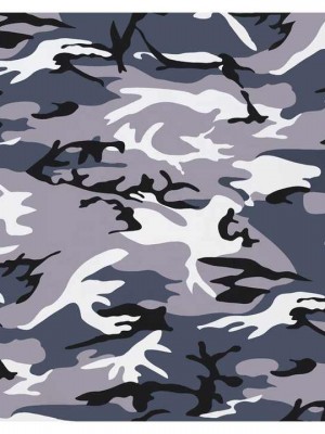 Кърпа за глава бандана HoodStyle Bandana в сив камуфлаж