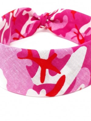 Кърпа за глава бандана HoodStyle Bandana в розов камуфлаж