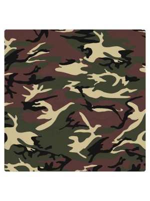 Кърпа за глава бандана HoodStyle Bandana в зелен камуфлаж Кърпа за глава бандана HoodStyle Bandana в зелен камуфлаж