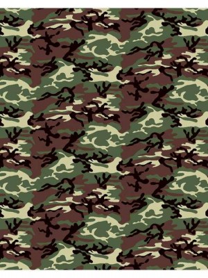 Кърпа за глава бандана HoodStyle Bandana в зелен камуфлаж