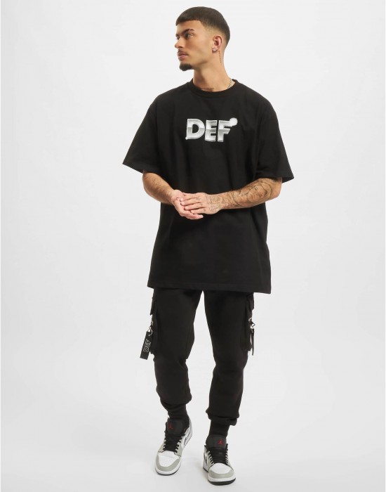 Мъжка тениска в черен цвят DEF B.E.K., DEF, Тениски - Complex.bg
