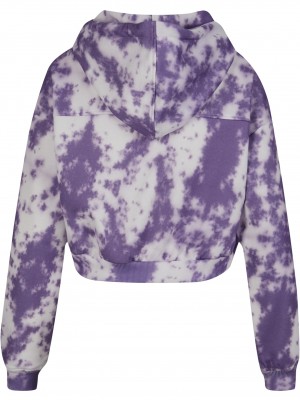Дамски суичър в преливащ лилав цвят Thug Life Dystopia