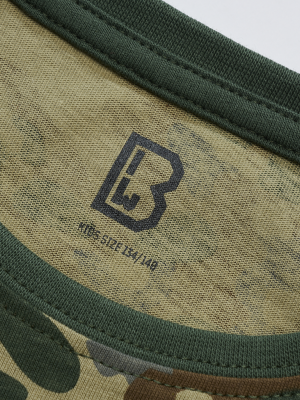 Детска тениска в камуфлажен десен Brandit flecktarn