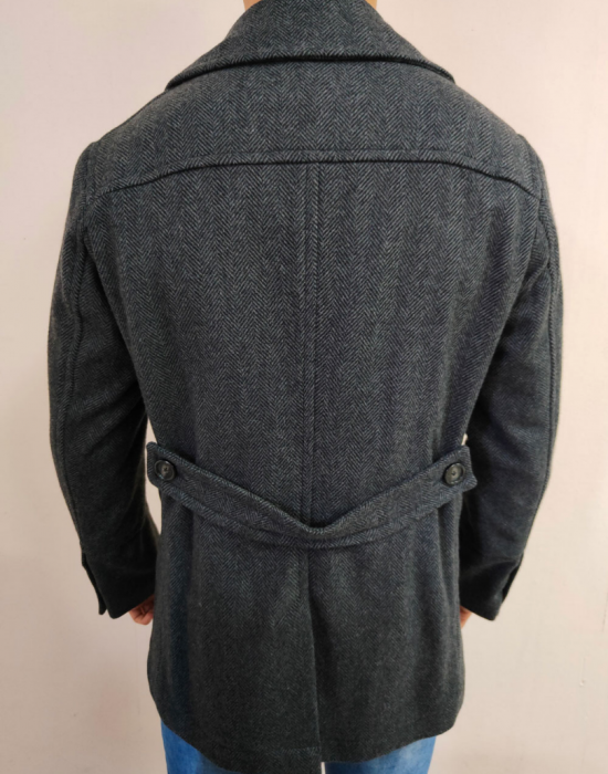 Мъжко стилно палто в тъмносив цвят Mizia, -, Палта - Complex.bg