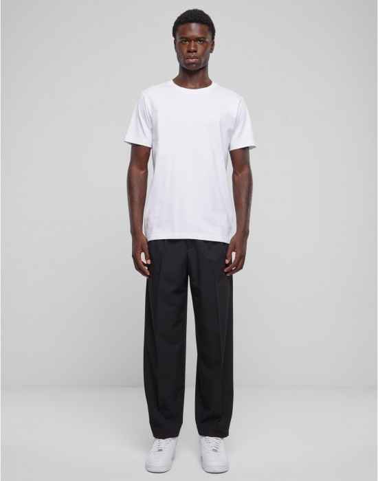 Мъжки панталон в черен цвят с широки крачоли Urban Classics