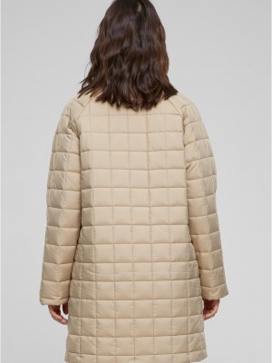 Дамско дълго яке в бежов цвят Urban Classics Дамско дълго яке в бежов цвят Urban Classics
