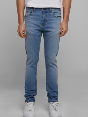 Мъжки дънки в светлосин цвят Urban Classics Heavy Ounce Slim Fit  Мъжки дънки в светлосин цвят Urban Classics Heavy Ounce Slim Fit