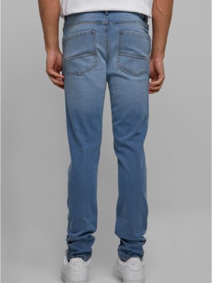 Мъжки дънки в светлосин цвят Urban Classics Heavy Ounce Slim Fit  Мъжки дънки в светлосин цвят Urban Classics Heavy Ounce Slim Fit