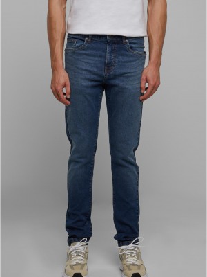 Мъжки дънки в тъмносин цвят Urban Classics Heavy Ounce Slim Fit  Мъжки дънки в тъмносин цвят Urban Classics Heavy Ounce Slim Fit