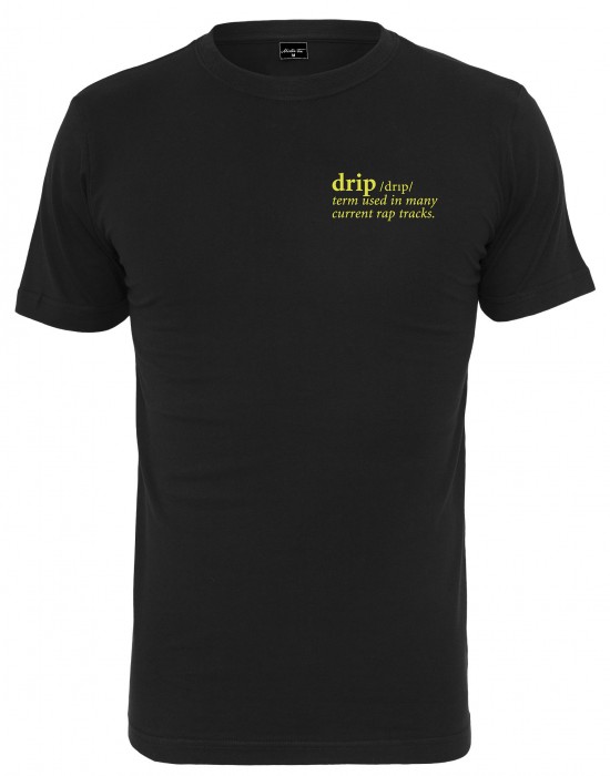 Мъжка тениска Mister Tee Drip в черен цвят
