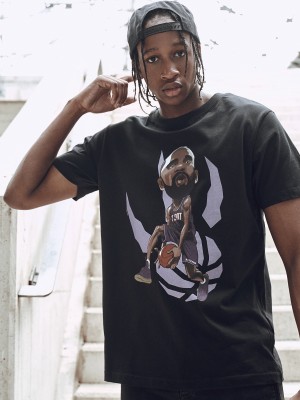 Мъжка черна тениска Mister Tee T.Dot 