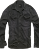 Мъжка дънкова риза в черен цвят Brandit Hardee Denim