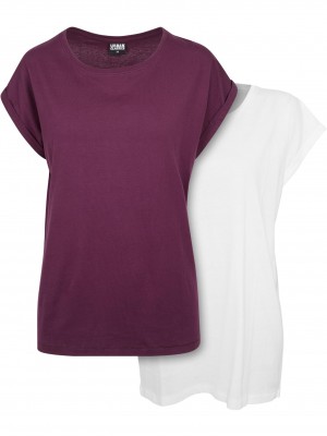 Дамски комплект от две тениски Urban Classics