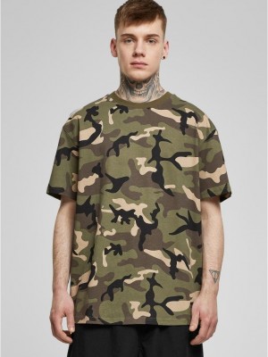 Мъжка камуфлажна тениска Oversized Camo wood