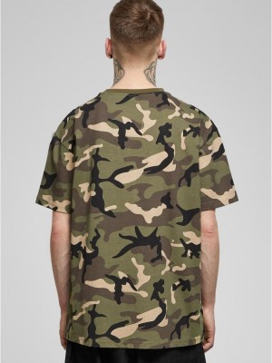 Мъжка камуфлажна тениска Oversized Camo wood