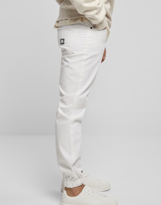 Мъжки чино панталон в бял цвят Southpole Twill 