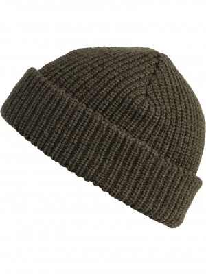 Бийни шапка в масленозелен цвят MSTRDS Fisherman Beanie II 
