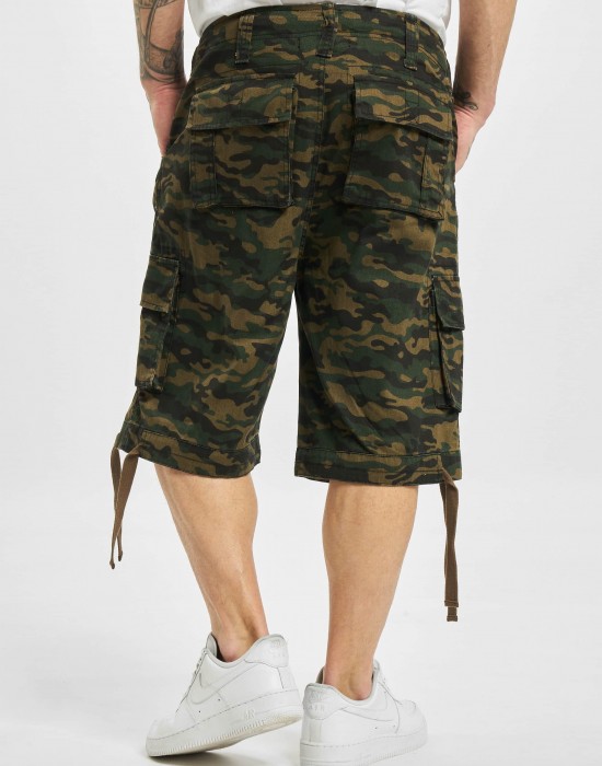 Мъжки къси панталони в камуфлажен десен DEF Camo