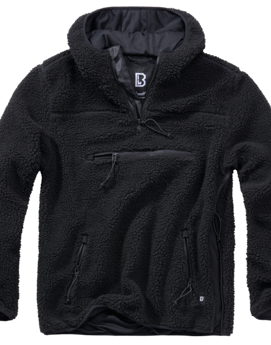 Мъжко пухкаво яке в черен цвят Brandit Worker Pullover