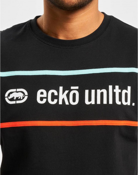 Мъжка тениска в черен цвят Ecko Unltd Boort