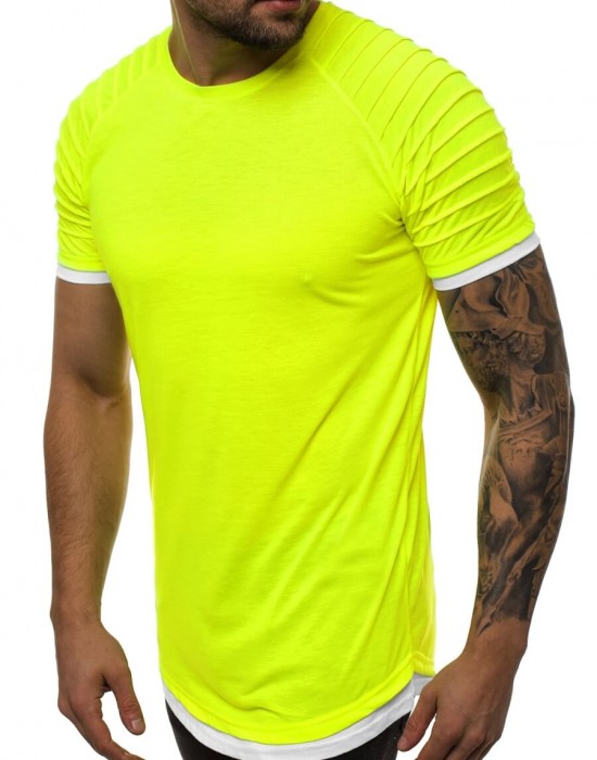 Мъжка тениска в жълт цвят O/1262