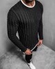 Мъжки пуловер в черен цвят 2137