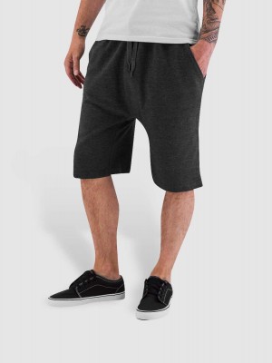 Мъжки къси панталони в цвят графит DEF